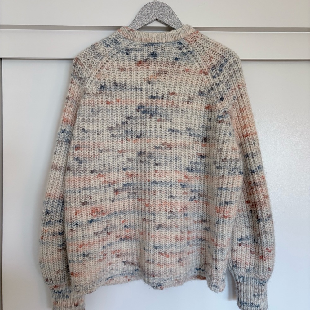 Sezane Pierre Multicolor Knit Women's Sweater XL - Picture 2 of 2